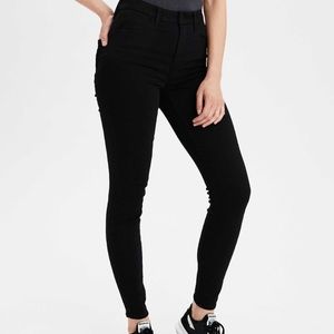 Curvy hi-rise jegging black